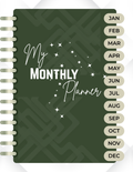 FREE Reusable Hyperlinked Monthly Planner (iPad/Goodnotes) in PDF