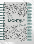 Reusable Hyperlinked Monthly Planner (iPad/Goodnotes) in PDF